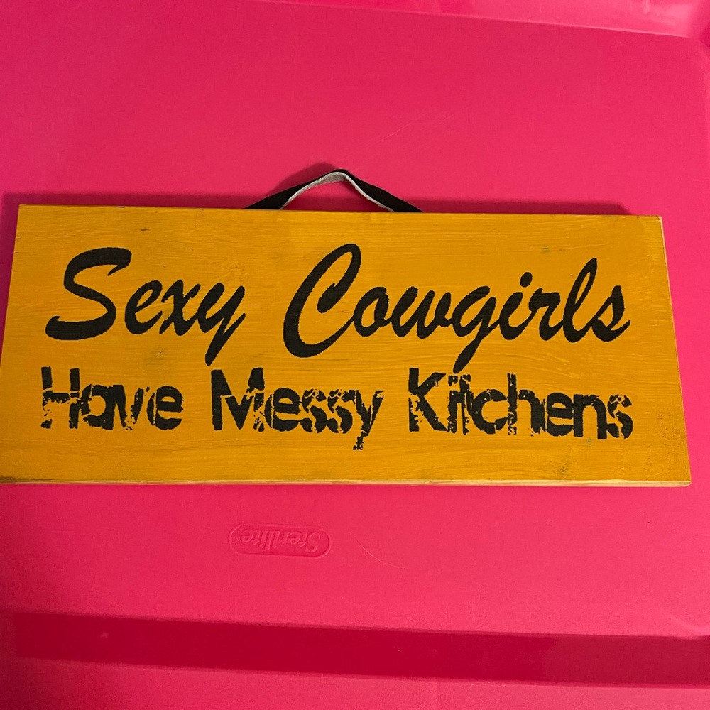Kitchen sign